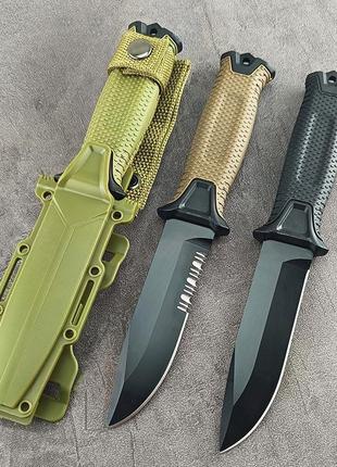 Нож gerber strongarm черный с серрейтером10 фото