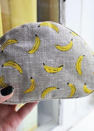 Косметичка с рисунком  "бананы"5 фото