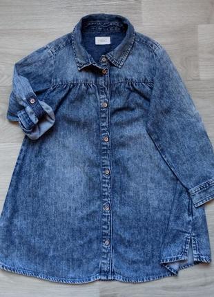 Джинсовое платьице next на 3-4 года