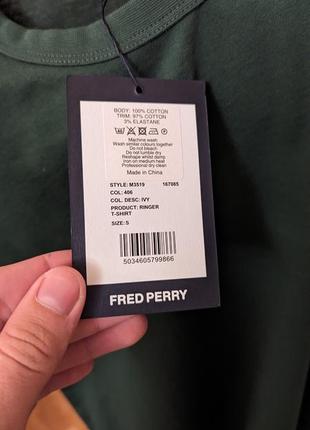 Нова футболка fred perry розмір s оригінал4 фото