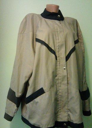 Легкая куртка ветровка плащевка, р. 2xl-3xl