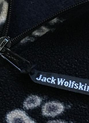 Jack wolfskin флисовое зип-худи 1/3 джек вольфскин4 фото