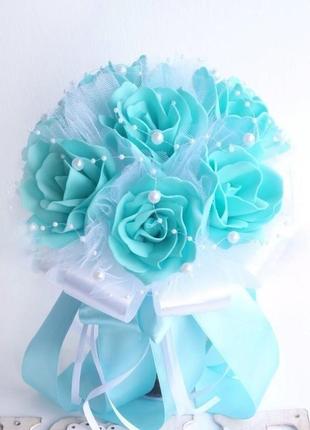 Свадебный набор в голубом цвете/ голубая свадьба/свадьба в голубом цвете3 фото