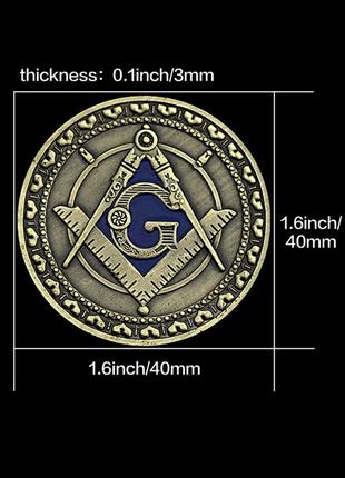 Монета масонская3 фото