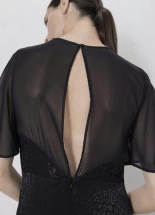 Роскошное черное платье zara5 фото