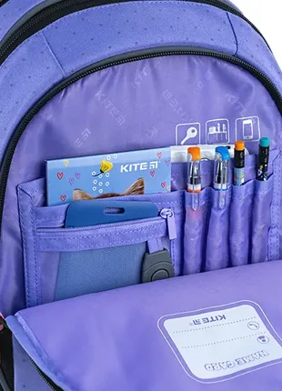 Рюкзак школьный kite education kuromi коллекция 2024 года6 фото