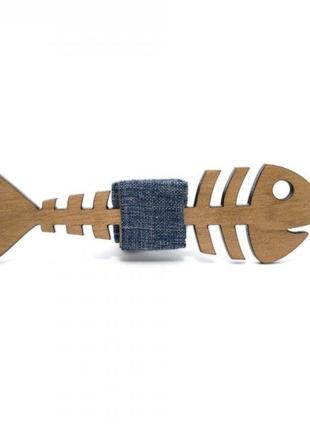 Деревянная галстук-бабочка gofin wood 11,5х3,5 см деревяный cl0083398