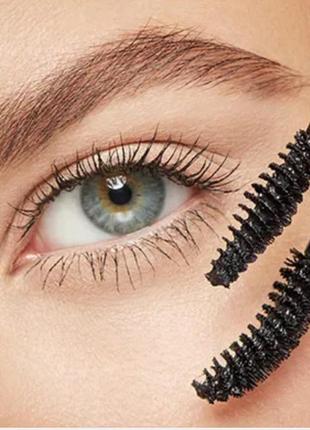 Чорна подвійна туш beauty essentials 3-in-1 12h long lasting mascara kiko milano3 фото