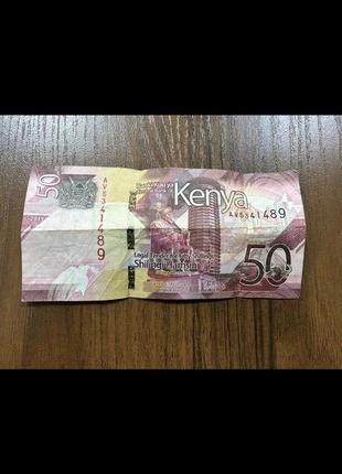 Банкнота 50476 кенийи 2019 год1 фото