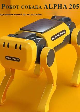 Интеллектуальная игрушка конструктор робот собака alpha 2059, технологии