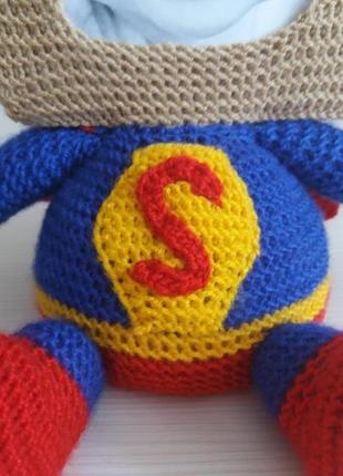 Фоторамка супермен м'яка іграшка оригінальний подарунок декор4 фото
