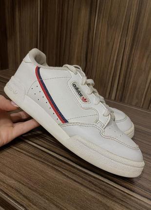 Шкіряні кросівки, кеди adidas originals continental 80