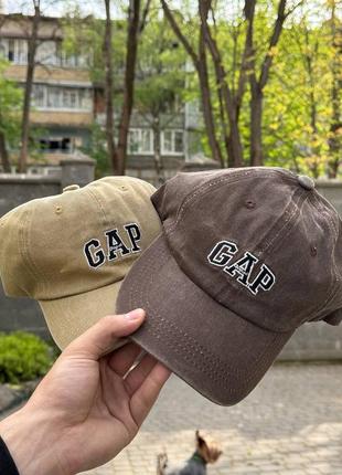 Стильные бейсболки gap в разных цветах, кепки универсальные классика фиолетовый/серый/коричневый унисекс5 фото