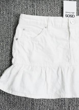 В наличии новая белая джинсовая юбка bdg by asos7 фото