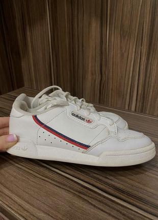 Шкіряні кросівки adidas originals continental 80