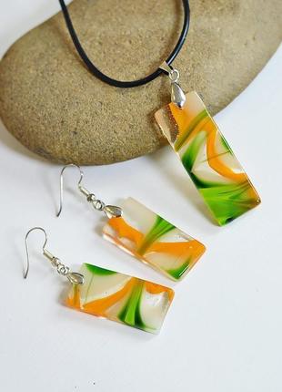 Комплект украшений, в единственном экземпляре, мурано