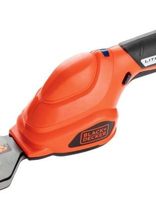 Акумуляторні ножиці для трави black & decker bdgs36-qw, 3,6 в, кущорізи з м'якою ручкою