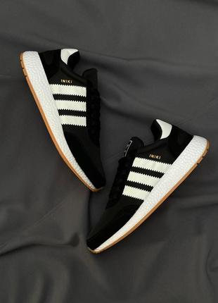 Кроссовки мужские adidas iniki black/white1 фото