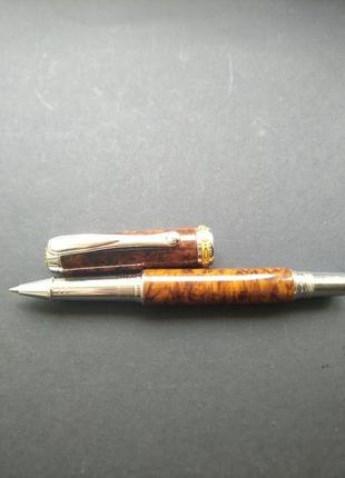 Ручка роллер ручной работы бриар6 фото