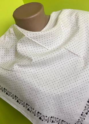 Платок ситцевый отрезной /советских времен / винтаж