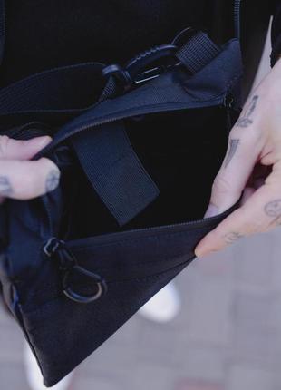 Мужская сумка через плечо without brick reflective black5 фото