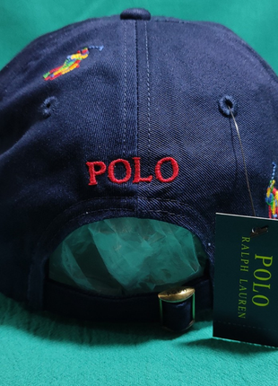 Мульти лого polo ralph lauren кепка , бейсболка3 фото