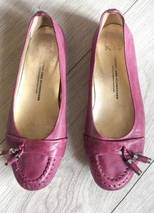 Kennel & schmenger балетки нубук фіолетові туфлі німеччина 39 розмір1 фото