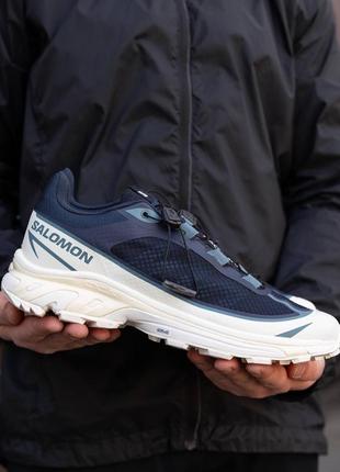 Мужские кроссовки саломон salomon s lab xt-6 ft blue white