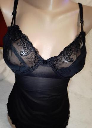 Комбидрес, боди с кружевом