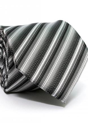 Краватка 8х150 см c&a чорно-біла (2000000305318)1 фото