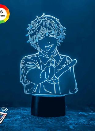 Нічник-світильник 3d "денджі" 26х15 см 3dtoyslamp (2000002623397)