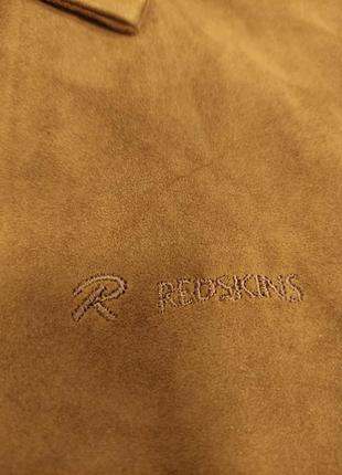 Redskins 3xl бомбер кожаная коричневая замшевая куртка мужская мужская4 фото