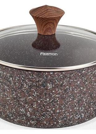 Кастрюля magic brown с антипригарным покрытием ø20хø18х9,8 см fissman  (2000002654773)