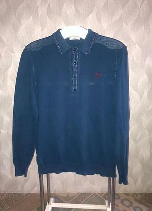 Поло лонгслів fred perry італія вінтаж