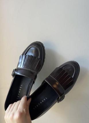 Шкіряні мокасини stefanel