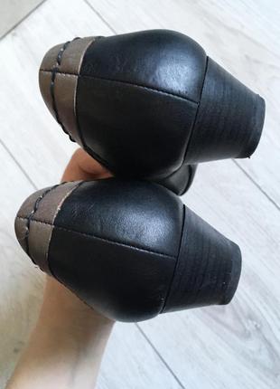 Jana туфлі натуральна шкіра чорні  німеччина оригінал 38 розмір4 фото