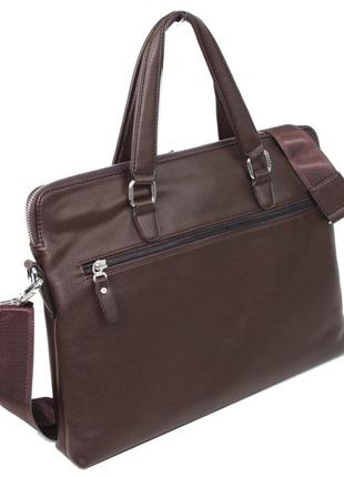 Женский деловой портфель 37,5х28,5х11 см villado коричневый (2000001602300)5 фото