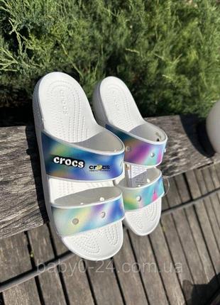 Crocs classic solarized sandal m9 /w114 фото