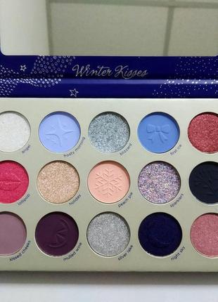 Палитра теней для век winter kisses 15 оттенков 2 ice love  parisa cosmetics  (2000001996225)