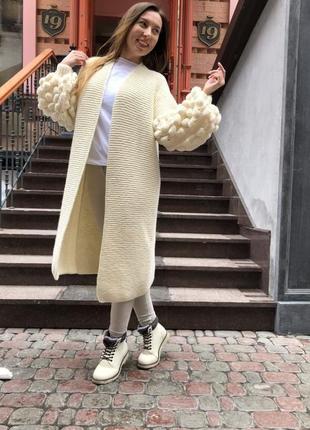 В'язаний кардиган "mini-bubbles"