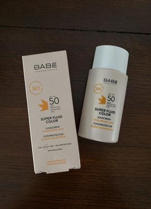 Крем від сонця вв spf 50 babe labaratoris4 фото