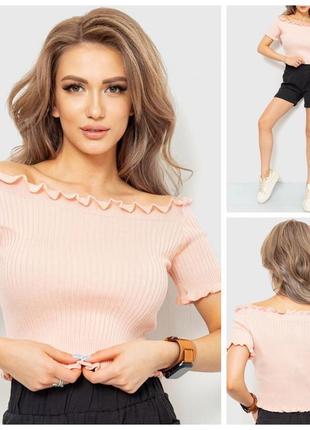 Топ женский нарядный в рубчик