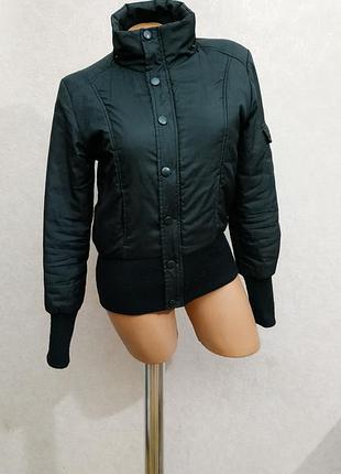 Куртка на синтепоне черная размер 40-42