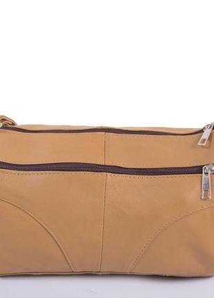 Женская кожаная сумка 25х16х13 см tunona коричневый (2000002488835)3 фото