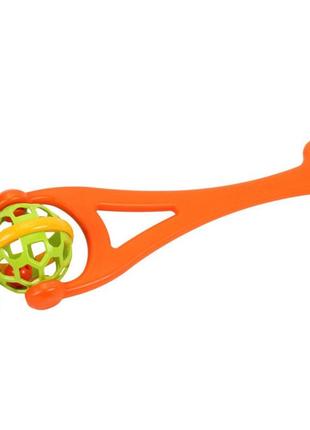 Дитяча іграшка "каталка" 63,5х18х13,5 см техно помаранчевий (2000002423744)