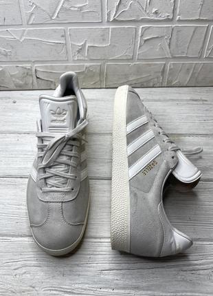 Adidas gazelle mid grey white online