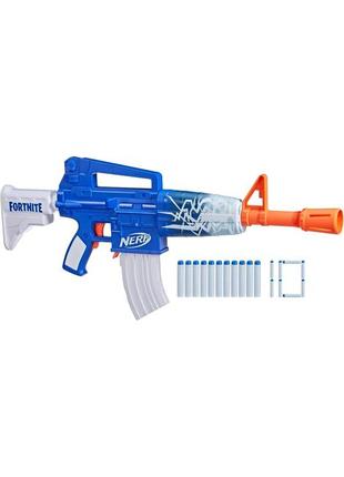 Бластер nerf fortnite blue shock1 фото