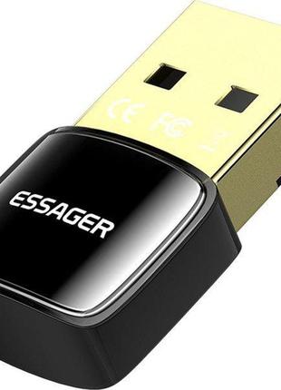 Bluetooth-адаптер essager starlord usb bluetooth 5.0 передатчик для компьютера, ноутбука black (ebt50-xj01-z)