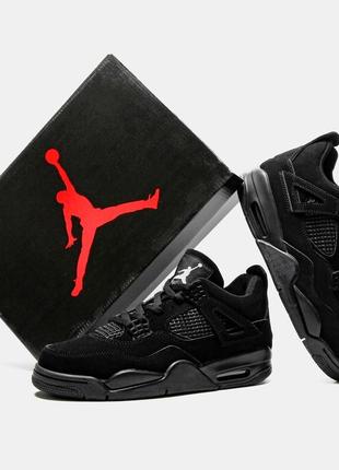 Jordan 4 retro black cat3 фото