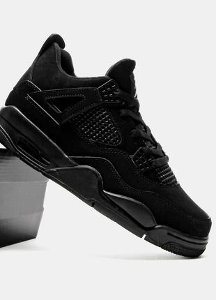 Jordan 4 retro black cat2 фото